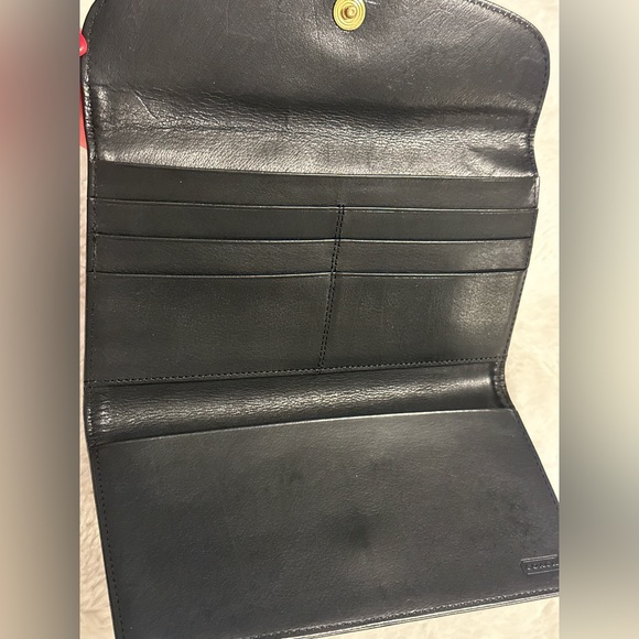 COACH Legacy Vintage Black Leather Wallet - Picture 4 of 7